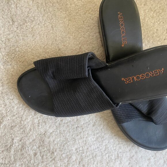 Aerosole slides wedgies size 9.5 - Picture 4 of 6